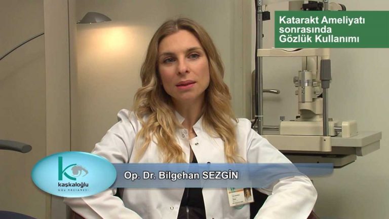 Katarakt ameliyatı sonrası