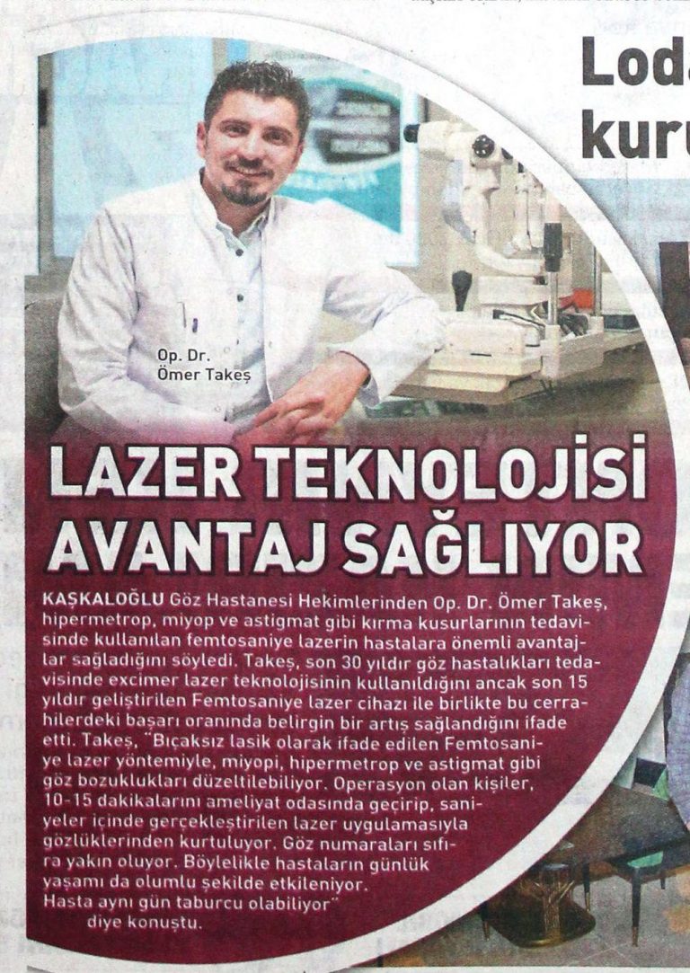 Lazer Teknolojisi Avantaj Sağlıyor