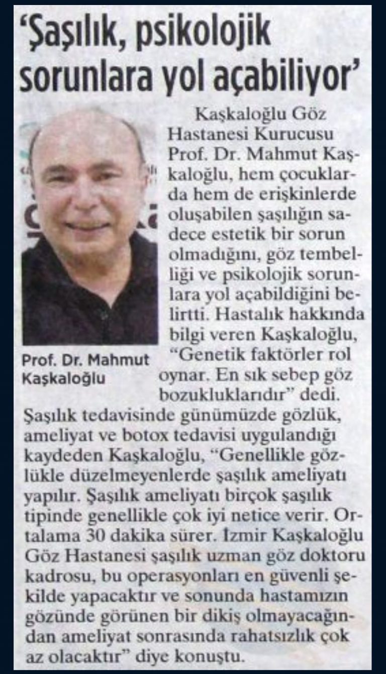 Şaşılık, Fiziksel ve Psikolojik Sorunlara Neden Oluyor