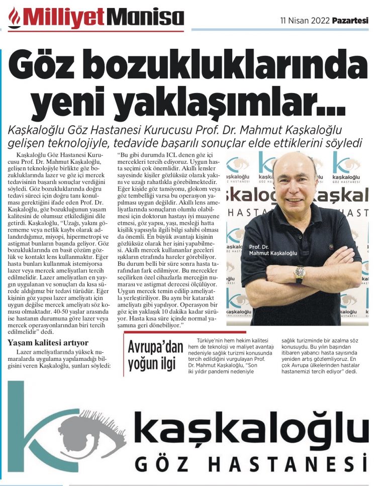 Göz Bozukluklarının Tedavisinde Yeni Yaklaşımlar